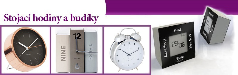 stojaci hodiny budiky